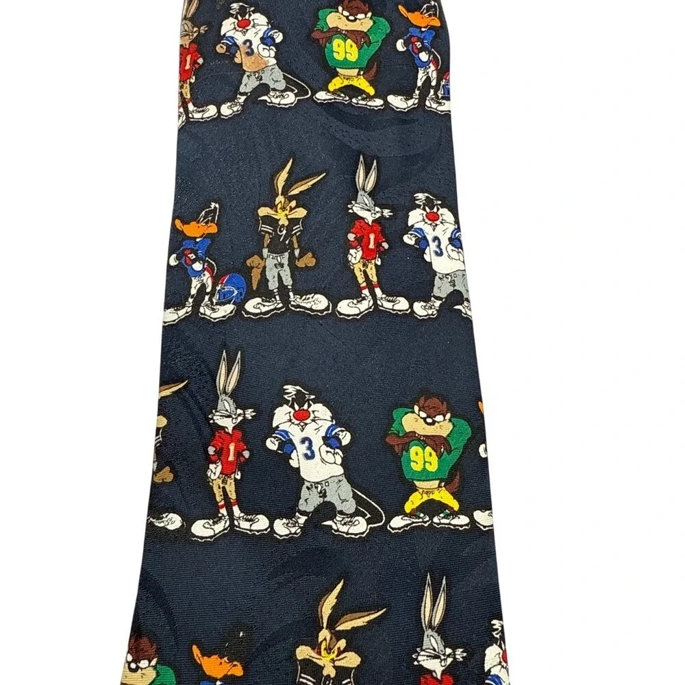 VTG Lot of‎ 5 Looney Tunes Mania Ties 1996 Warner Bros.  58